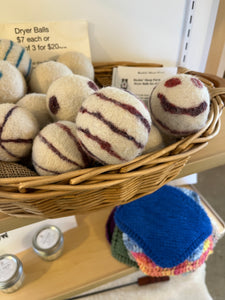 All Natural, 100% Wool, Dryer Balls Set of 3 - Rockin' Sheep Farm