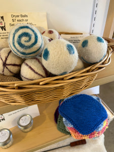 All Natural, 100% Wool, Dryer Balls Set of 3 - Rockin' Sheep Farm