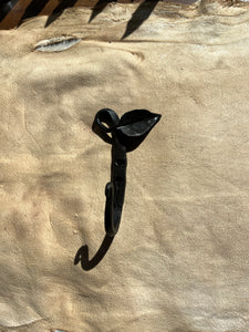 Leaf Wall Hooks Hand Forged in Maine