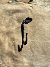 Load image into Gallery viewer, Leaf Wall Hooks Hand Forged in Maine
