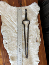 Load image into Gallery viewer, Antique Fireplace Tongs Hand Forged
