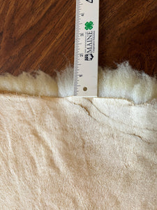 Thick White Columbia Lamb Pelt Washable