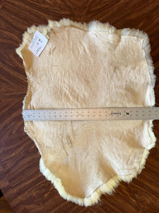 Thick White Columbia Lamb Pelt Washable