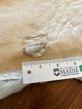 Load image into Gallery viewer, Nice Thick White Polypay Lamb Pelt Washable
