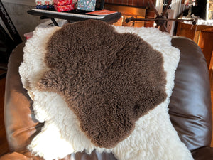 Brown Finn Lamb Pelt Super Soft Washable