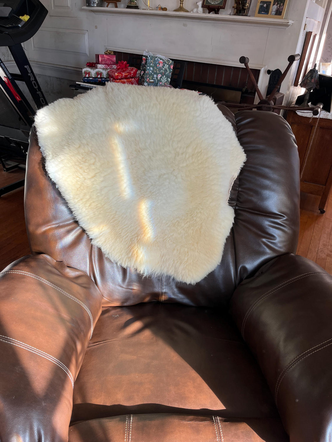 Thick White Columbia Lamb Pelt Washable