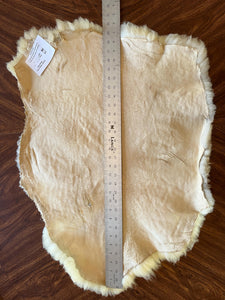 Thick White Columbia Lamb Pelt Washable