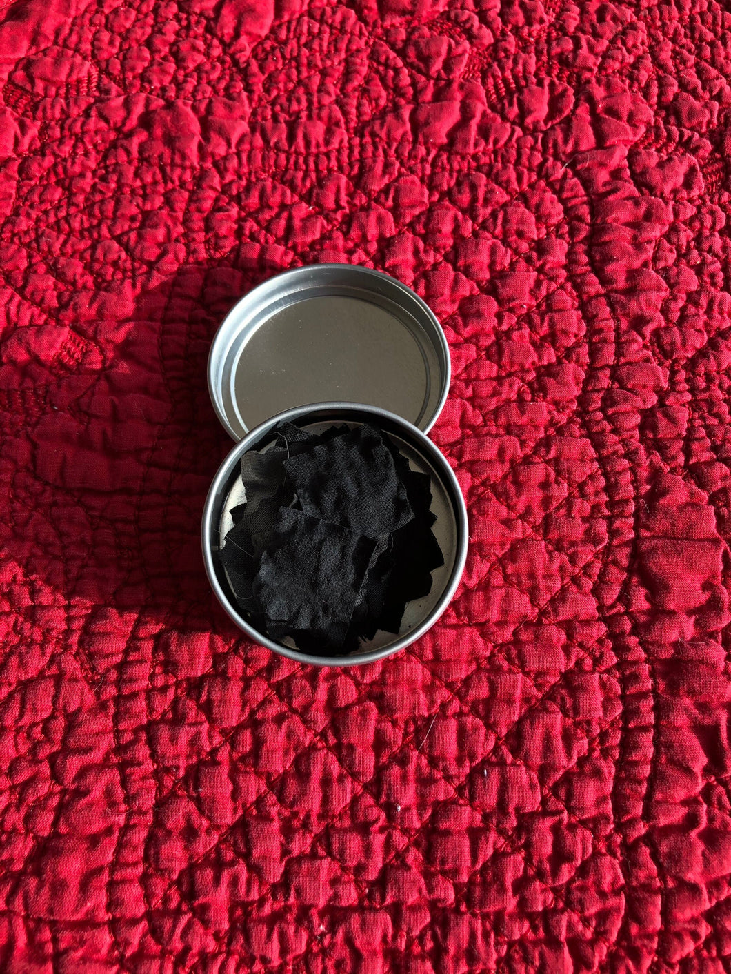 Char Cloth in Reusable Tin