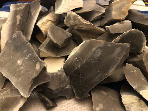 Flint and Chirt for Fire Striking or Knapping